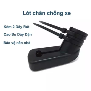 Combo 2 Bọc Chân Chống Xe Máy Cao Su Dày Dặn Chống Trơn Trượt ( 2 cái )