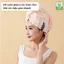 Khăn quấn tóc cotton cỡ lớn ủ tóc thấm hút tốt giúp tóc nhanh khô, nhiều màu lựa chọn