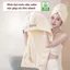 Khăn quấn tóc cotton cỡ lớn ủ tóc thấm hút tốt giúp tóc nhanh khô, nhiều màu lựa chọn