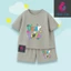Bộ Quần Áo Cộc Tay Cho Bé, In Hình Dear Youth Dễ Thương, Chất Vải Thun Cotton Mát Mẻ (M 319)