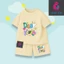 Bộ Quần Áo Cộc Tay Cho Bé, In Hình Dear Youth Dễ Thương, Chất Vải Thun Cotton Mát Mẻ (M 319)