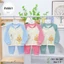Bộ tăm tay dài thu đông cho bé trái và bé gái sơ sinh từ 0-18 tháng tuổi Bahu_Baby
