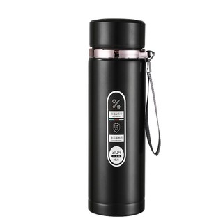 Bình nước giữ nhiệt 1000ml HICHIBI bình giữ nhiệt inox 304 lạnh 18 giờ, giữ nóng 10 giờ có dây treo và khay lọc trà inox