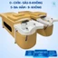 Giường gội đầu dưỡng sinh, giường gội đầu massage spa 2in1, giường gội đầu hàng sẵn xưởng