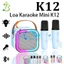 Loa Bluetooth Karaoke Mini Sạc Pin Không Dây,Kèm 2 Micro,Âm Thanh Hay Bass Chuẩn Tặng