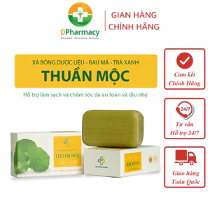 Xà Bông Dược Liệu Thuần Mộc, hỗ trợ sạch da, dịu da, ngừa mụn nhọt, rôm sảy, khử mùi, tạo hương thơm