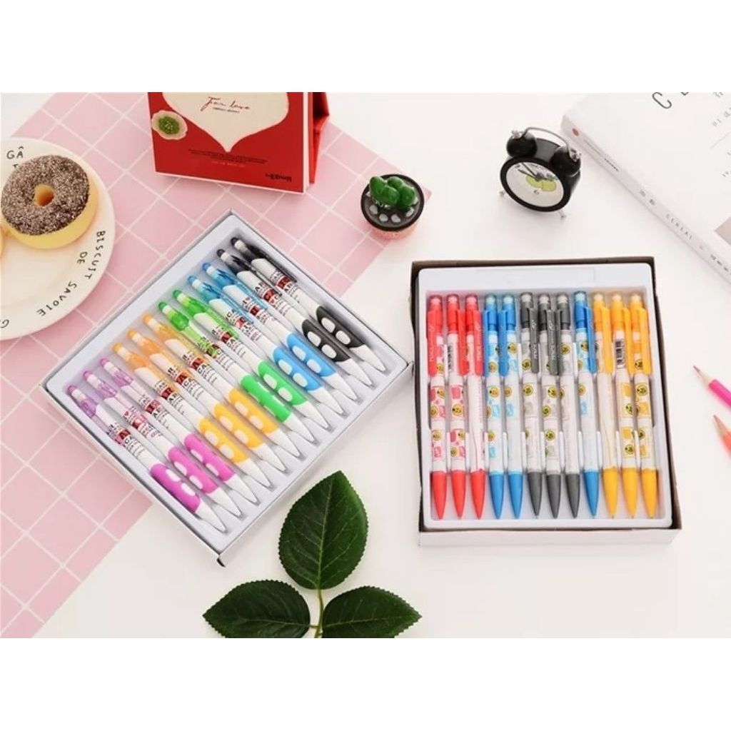 Combo 3 cây bút chì bấm ngòi 0.5mm kawai