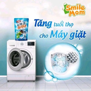 Combo 2 túi bột tẩy lồng giặt Hàn Quốc 450g ( 2 túi 900g), vệ sinh lồng máy giặt dễ sử dụng tiện lợi