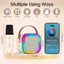 Loa Bluetooth Karaoke Mini Sạc Pin Không Dây,Kèm 2 Micro,Âm Thanh Hay Bass Chuẩn Tặng
