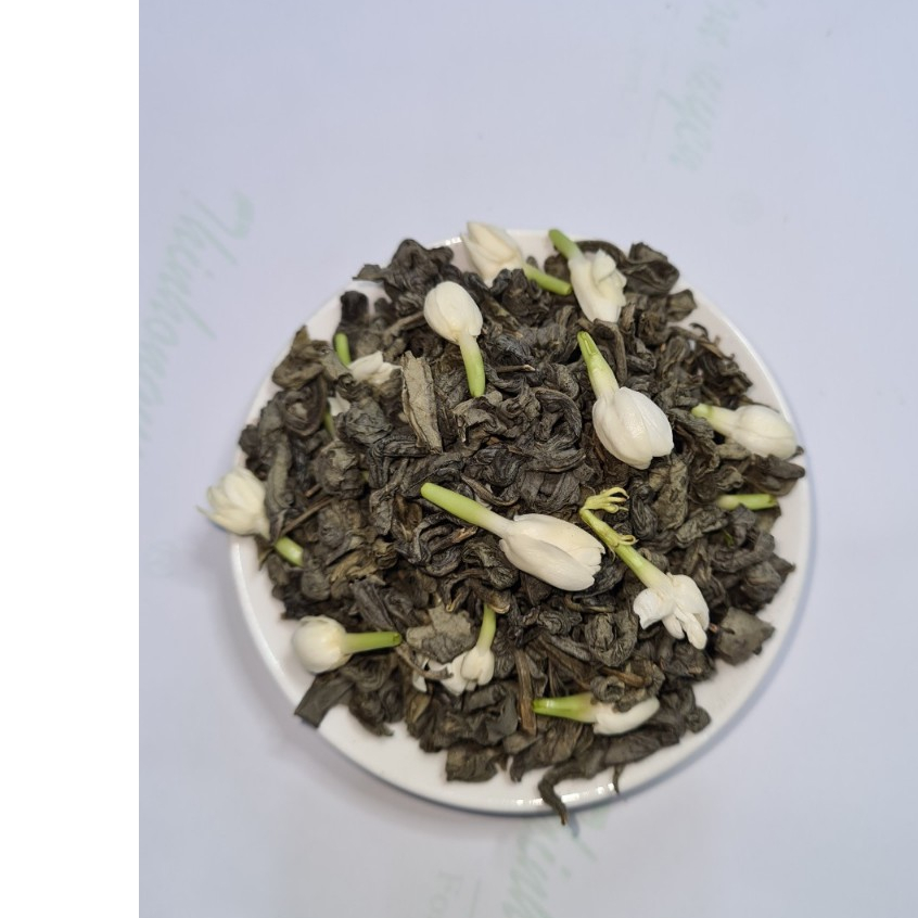 Lục Trà Lài Long Phú Gói 500g – Nguyên Liệu Trà Sữa, Hương Lài Thanh Mát, Nước Trà, Chè