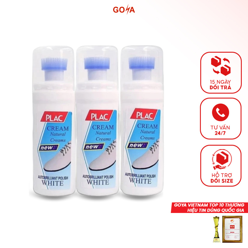 Nước vệ sinh gìay Plac, Nước tẩy giày trắng như mới, nhanh chóng, sạch sẽ