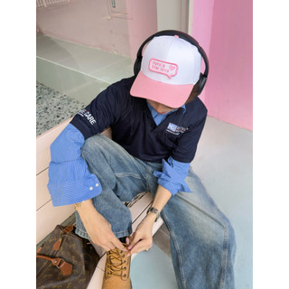 Mũ snapback lưỡi trai bít đuôi thêu Lawi cho nam nữ, nón kết vải cotton đội ngược phong cách dễ thương
