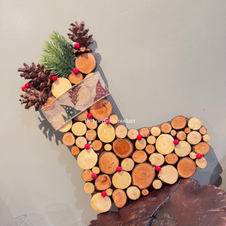 Chiếc Tất Noel Treo Tường Độc Đáo - Trang Trí Giáng Sinh,Decor quán Cafe concept Christmas Hot trend