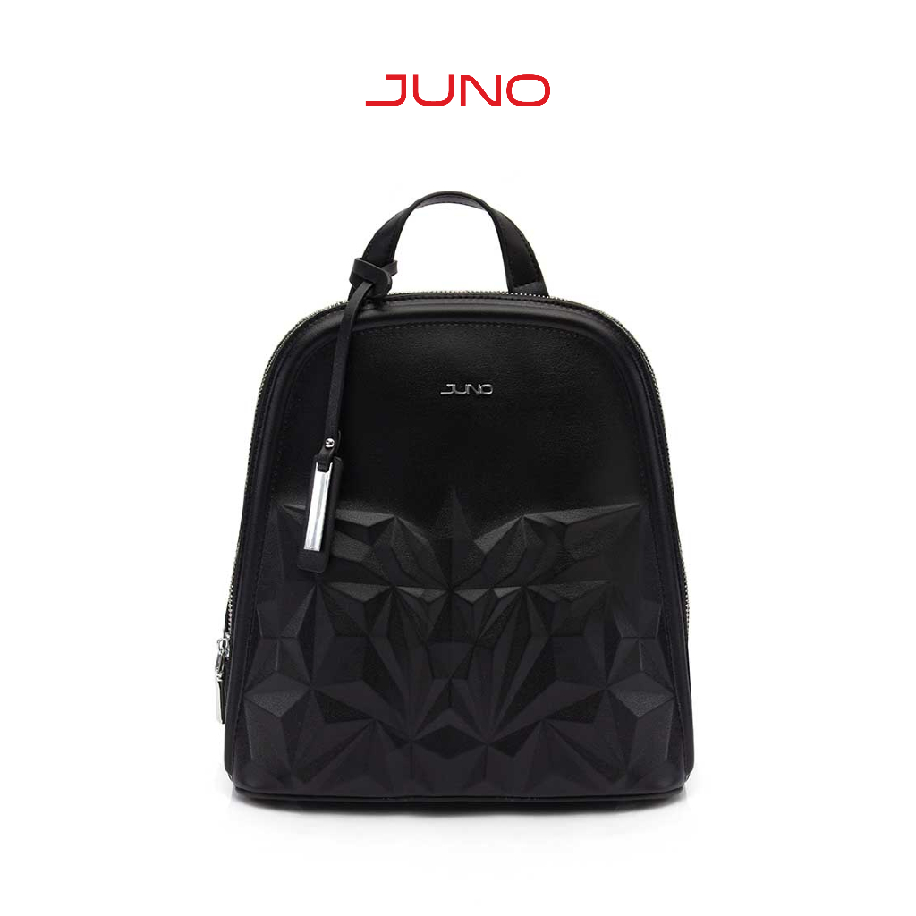 Balo Nữ Thời Trang JUNO Phom Đứng Hoạ Tiết 3d BL063