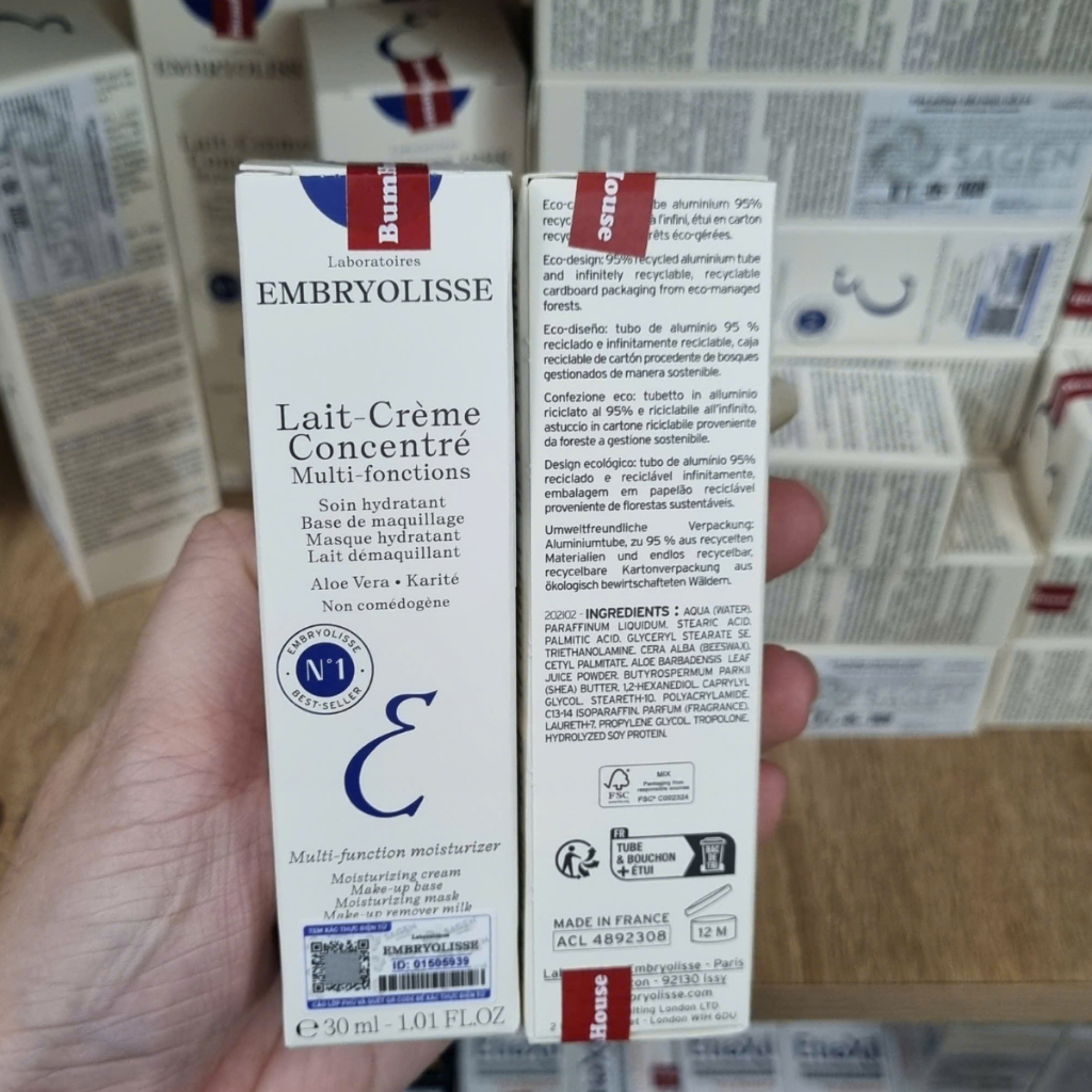 Kem Dưỡng Siêu Phục Hồi da  Embryolisse Lait Crème Concentré 30ml/75ml