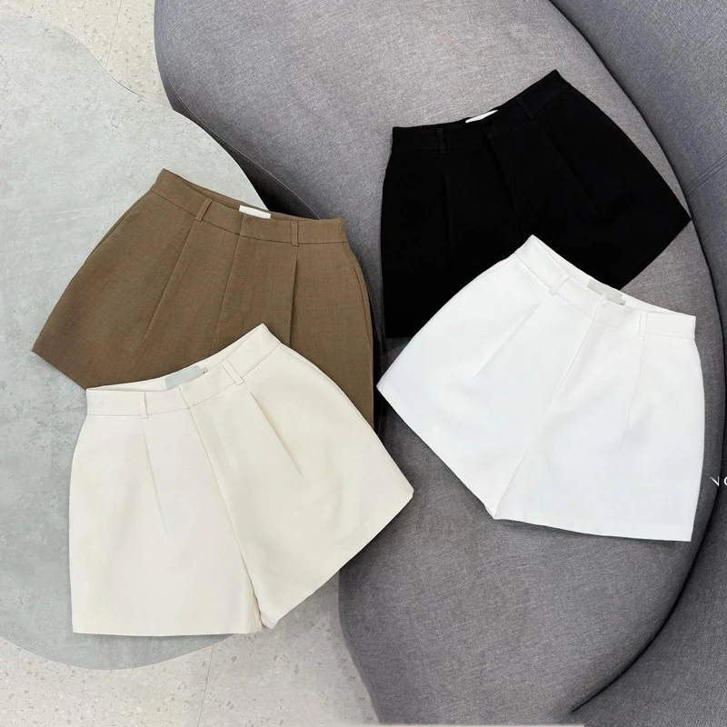 [Peinn]QUẦN ĐÙI LƯNG CAO CHẤT VẢI CHÉO HÀN CAO CẤP PHONG CÁCH BASIC DỄ MIX ĐỒ ĐỦ SIZE NHIỀU MÀU