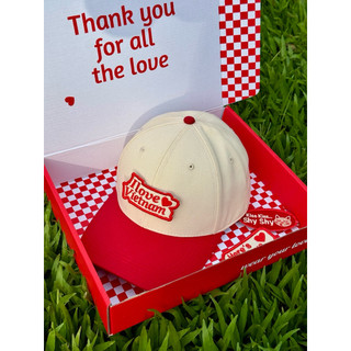 Mũ snapback lưỡi trai bít đuôi thêu Lawi cho nam nữ, nón kết vải cotton đội ngược phong cách dễ thương