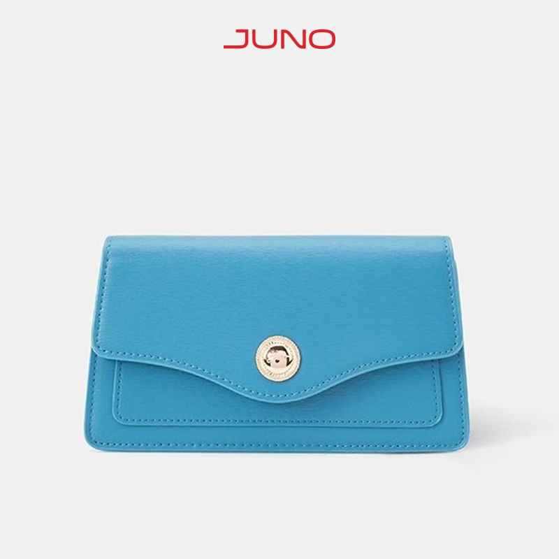 Túi Xách Nữ Thời Trang JUNO Cỡ Nhỏ Trang Trí Khoá Có Dây Đeo Dạng Chuỗi TXN813