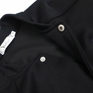 Áo Khoác Bomber Nam Nữ Cúc Bấm Chất Nỉ 2 Da Dáng Thể Thao Thêu Cờ K05