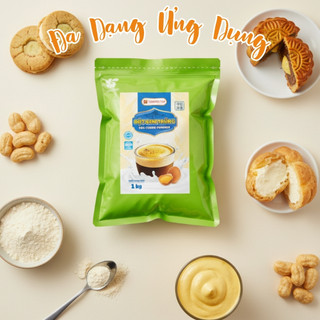 Bột Kem Trứng Tomato T&P 1kg Làm Kem Trứng Trà Sữa, Latte, Sữa Lắc, Pudding, Milk Foam- KT10