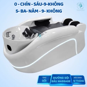 Giường gội đầu massage đa năng, Giường gội đầu cao cấp trang bị mssage toàn thân