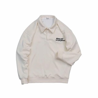 Áo Sweater Polo Unisex Chất Nỉ 2 Da Áo Nỉ Nam Nữ Form Rộng S04