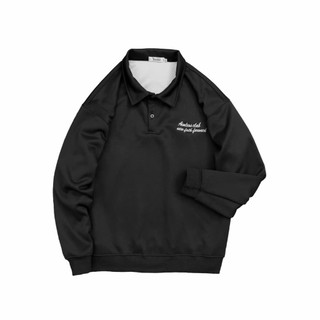 Áo Sweater Polo Unisex Chất Nỉ 2 Da Áo Nỉ Nam Nữ Form Rộng S04