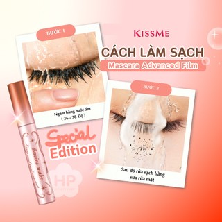 Mascara Dạng Màng Film Kissme Heroine Make Long & Curl Mascara Advanced Film 6G ( Màu Nâu Đồng Ánh Hồng )