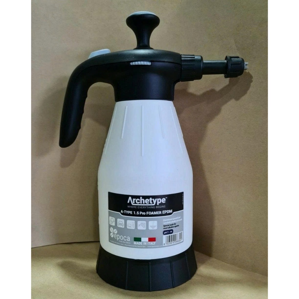 BÌNH PHUN BỌT TUYẾT RỬA Ô TÔ, XE MÁY A-TYPE PRESSURE SPRAYER 1.5L PRO FOAMER EPDM THƯƠNG HIỆU EPOCA XUẤT XỨ ITALY