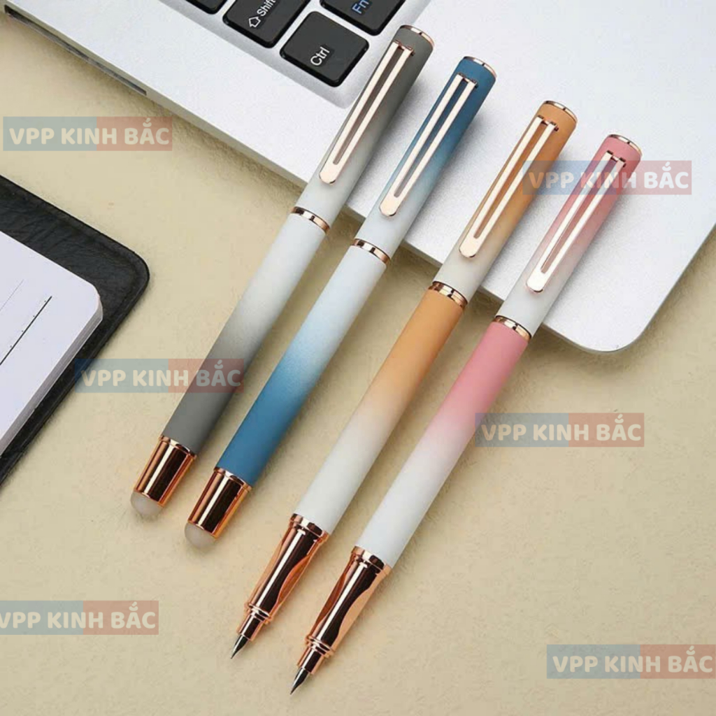 Combo Bút Máy Xóa H-01 Kèm Mực Dành Cho Học Sinh – Viết Êm Trơn, Xóa Gọn, Chuẩn Nét Từng Dòng!
