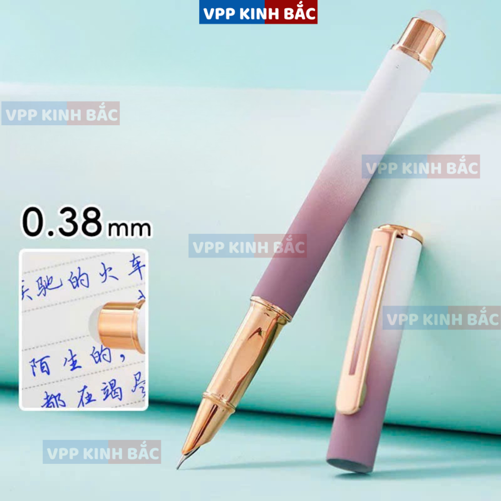 ( Mẫu Mới ) Bút Máy Tẩy Xóa H-01, Viết Êm Trơn Không Gai, Không Tắc Mực Dành Cho Học Sinh Tiểu Học.