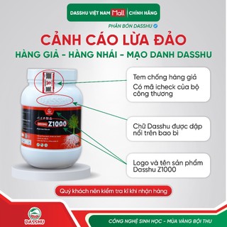 [ CHÍNH HÃNG ]  Phân Bón Dasshu Z1000 Kích Rễ, Bung Đọt, Lá Xanh Dày Dẹp Bổ Sung NPK Tăng Năng Suất Cây Trồng