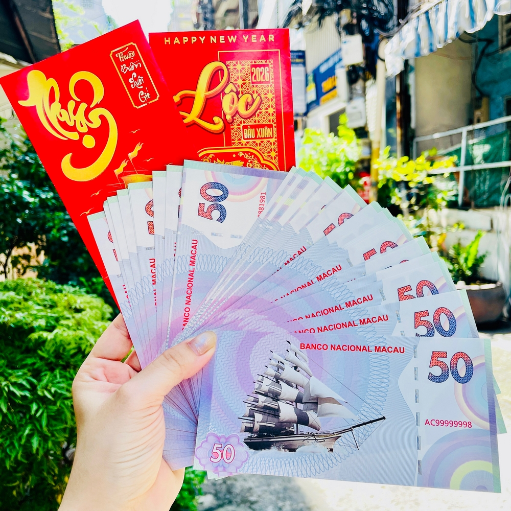 [HỎA TỐC] Sỉ 100 Tờ Tiền Thuận Buồm Xuôi Gió Kỉ Niệm Macao , Quà Tết