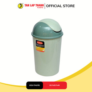 Thùng rác lật tròn nhựa nguyên sinh cao cấp Tân Lập Thành Sản phẩm chất lượng, nhà nhà thịnh vượng