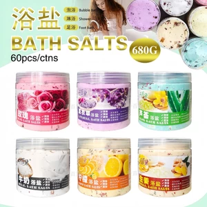 Muối ngâm chân spa BoBo chính hãng - Muối massage chà gót chân, loại bỏ tế bào chết giúp da mềm mịn (Hũ lớn 680gr)