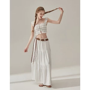 Chân váy maxi tầng 8S3conds xuất Hàn
