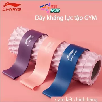 Dây Kháng Lực Tập Gym LI-NING Dây Đàn Hồi Miniband Dây Cao Su Kháng Lực Dây Tập Kháng Lực