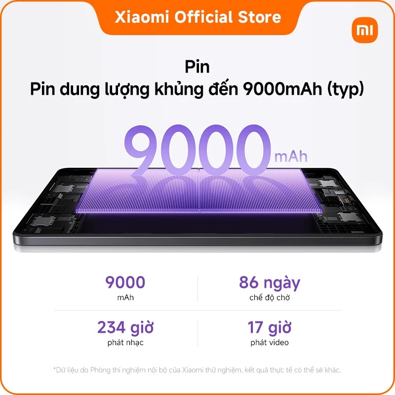 Redmi Pad 2｜Màn hình 11" 2,5K siêu rõ nét｜Pin dung lượng khủng đến 9000mAh (typ)｜Helio G100-Ultra ti