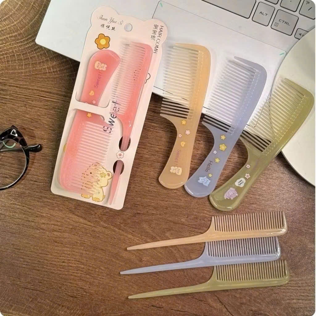 Set 2 Lược Chải Tóc, Tạo Kiểu Tóc
