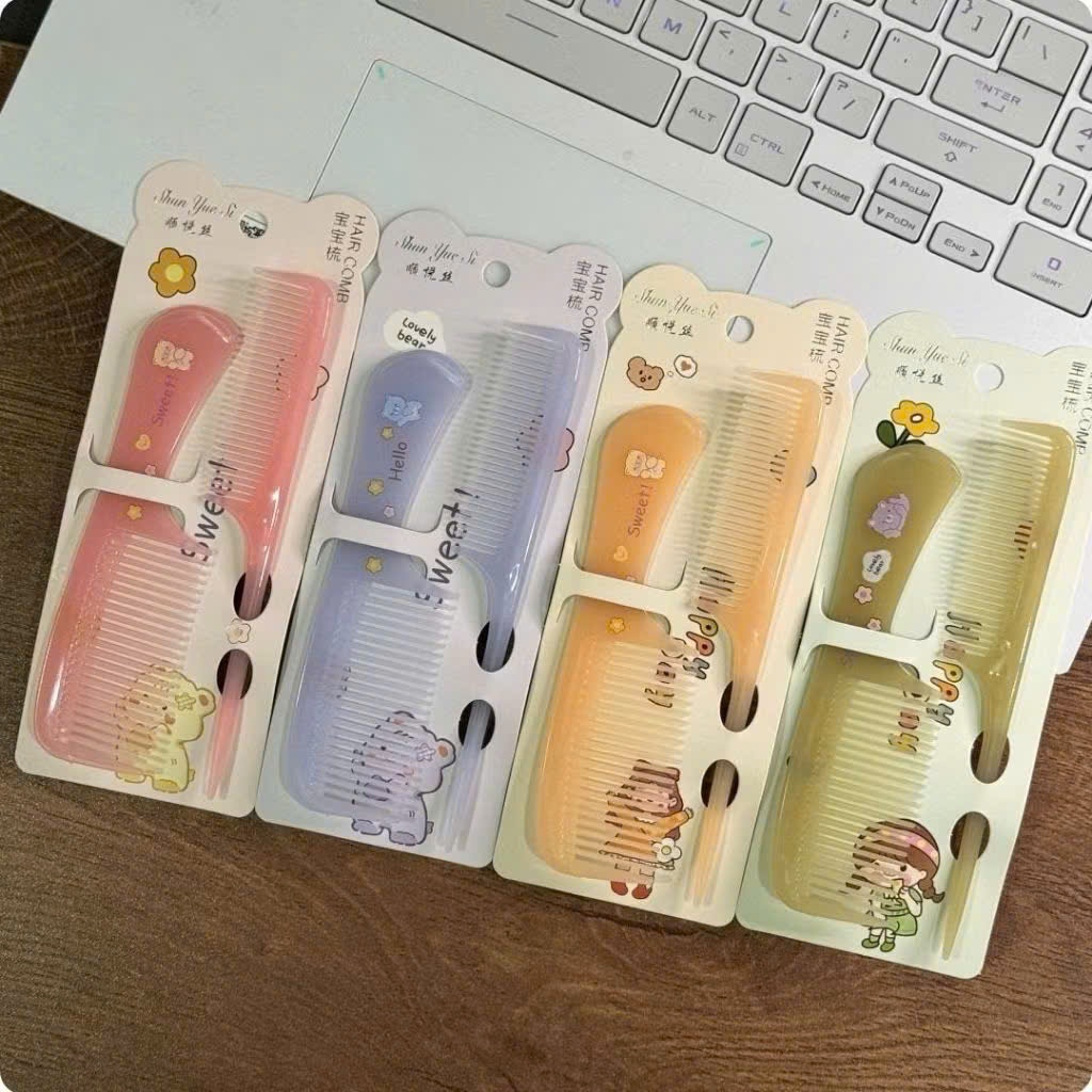 Set 2 Lược Chải Tóc, Tạo Kiểu Tóc