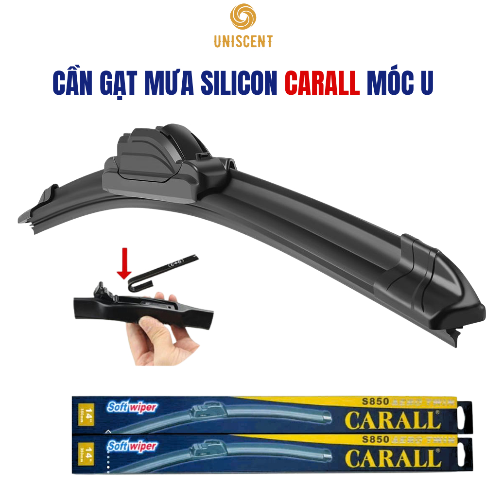 [Hàng Xịn] Gạt Mưa Ô Tô Silicon/ Gạt Mưa Ô Tô Silicon Dẻo/ Cần Gạt Mưa- CARALL Made In Japan (1 Cây)