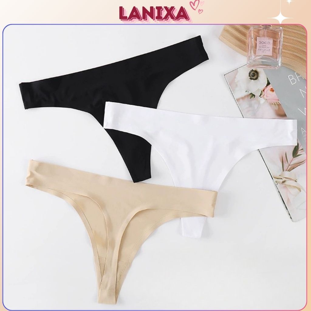 Quần lót nữ lọt khe không đường may sexy chất su thun lạnh mặc cực mát và thoải mái LANIXA L716