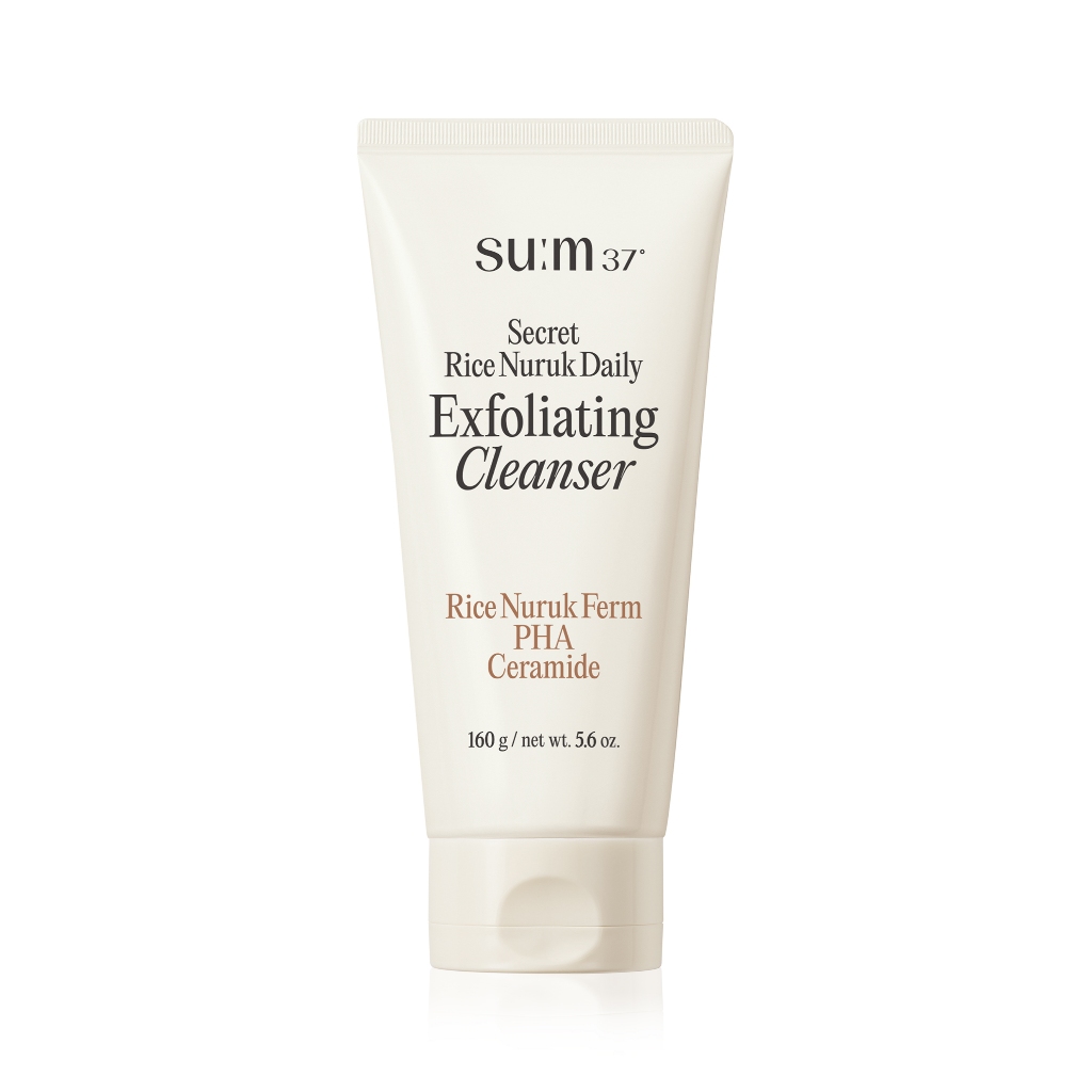 [SU:M37 OFFICIAL] Sữa rửa mặt gạo tạo bọt  Su:m37 Secret Rice Nuruk Daily Exfoliating Cleanser 160g