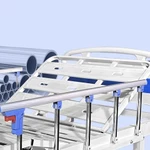 Giường y tế đa chức năng cho người già người bệnh TC001, Giường bệnh nhân nâng hạ lưng và chân có bàn ăn cây truyền dịch — ảnh 6