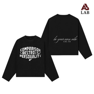 Áo thun boxy tay dài ABLAB Club form Unisex cotton 250GSM thoáng mát thấm hút mồ hôi tốt kiểu dáng basic