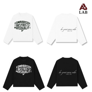 Áo thun boxy tay dài ABLAB Club form Unisex cotton 250GSM thoáng mát thấm hút mồ hôi tốt kiểu dáng basic