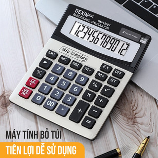 Máy Tính Để Bàn DM-1200V - 12 Chữ Số Siêu Tiện Lợi Phù Hợp Dành Cho Học Sinh Và Sinh Viên Kế Toán Văn Phòng