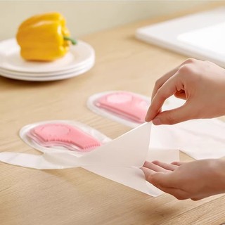 Găng Tay Cao Su Tích Hợp Bàn Chải Silicon Mềm, Găng Tay Có Bàn Chải Rửa Bát Cọ Rửa Nhà Cửa 88530