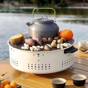 Giảm giá 60% Bếp nướng không khói HL size 35cm, nướng than hoa tiện dụng, phù hợp gia đình hàng cao cấp