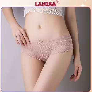 Quần lót nữ sexy vải ren siêu mỏng xuyên thấu thoáng mát gợi cảm và quyến rũ LANIXA L6824
